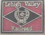 LEHIGH VALLEY RAILROAD LOGO METAL HAT PIN